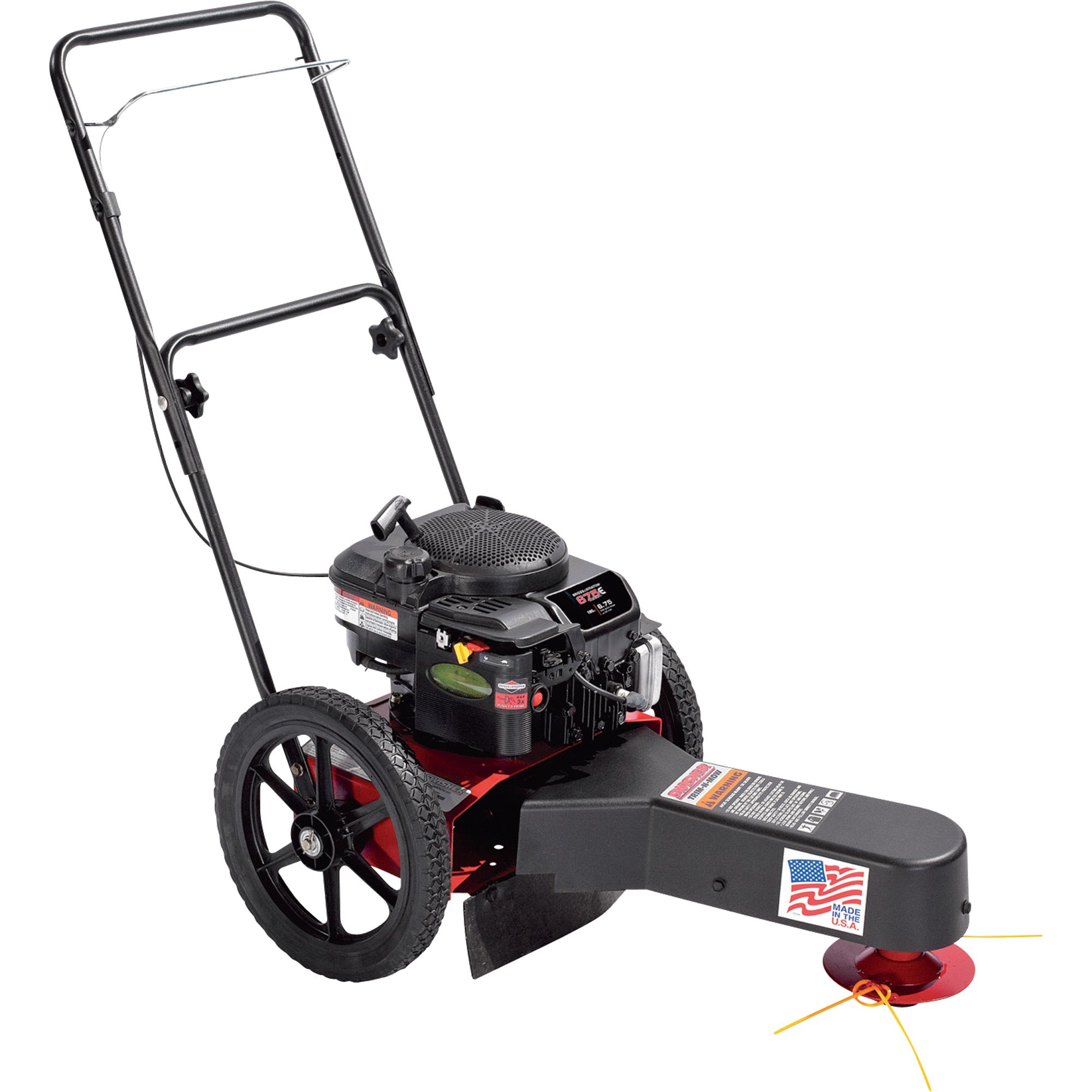 Swisher WalkBehind High Wheel String Trimmer — 190cc Briggs & Stratton